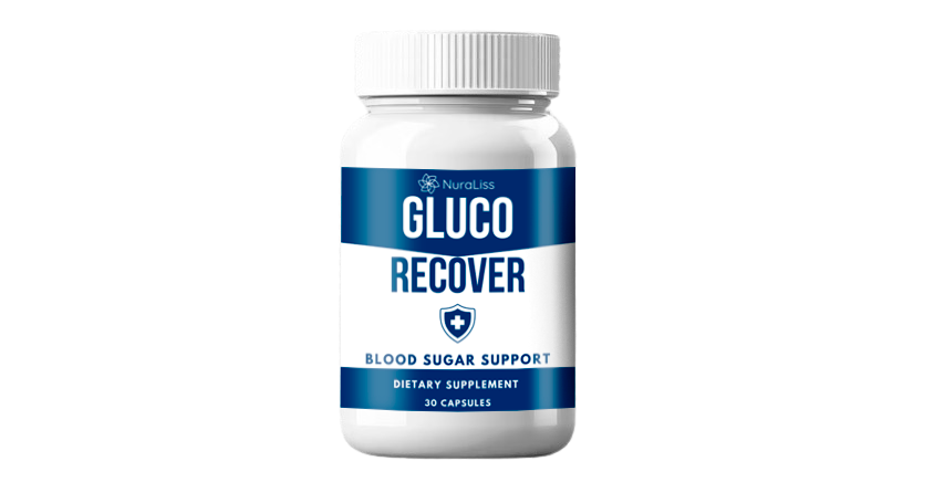 Gluco Recover Daily Glucose and Metabolic Wellness Supplement Bottle